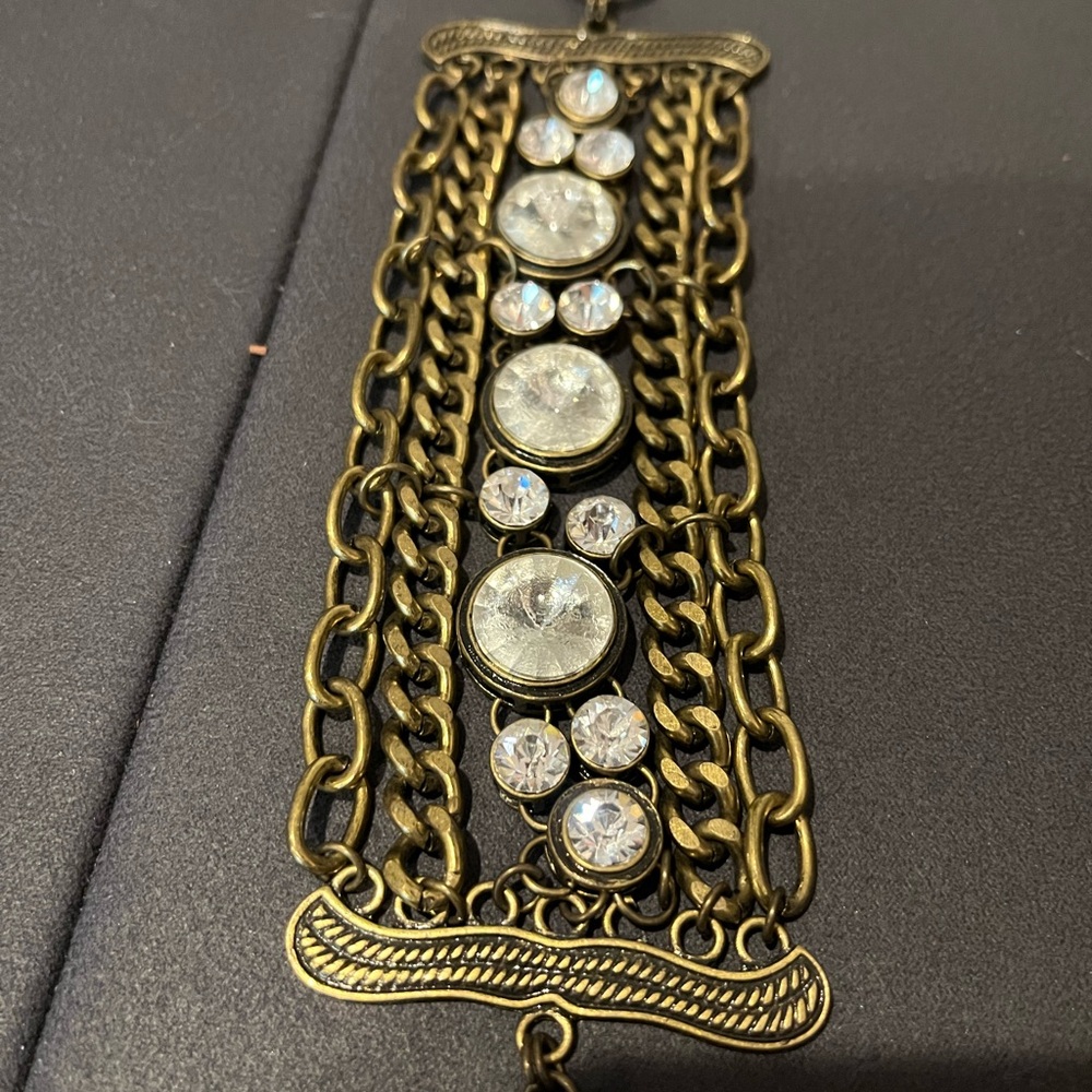 Elegant Gold and Silver Chain Bracelet